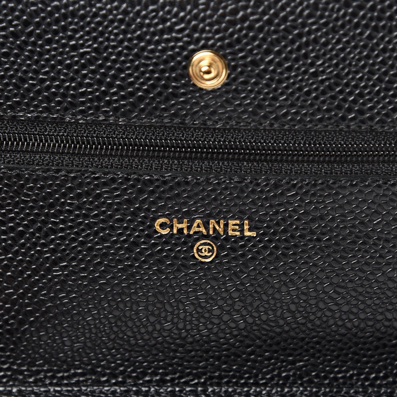 Chanel Caviar Quilted Wallet On Chain WOC Black 5 of 10