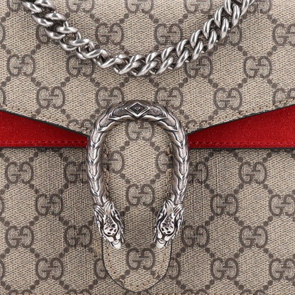 Gucci GG Supreme Monogram Mini Dionysus Shoulder Bag Hibiscus Red 8 of 10