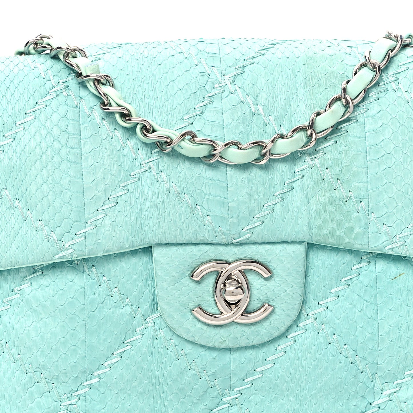 Snakeskin Ultimate Stitch Flap Light Blue