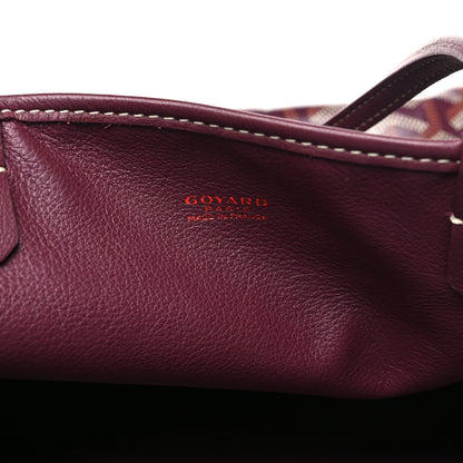 Goyard Goyardine Reversible Anjou PM Burgundy 9 of 17