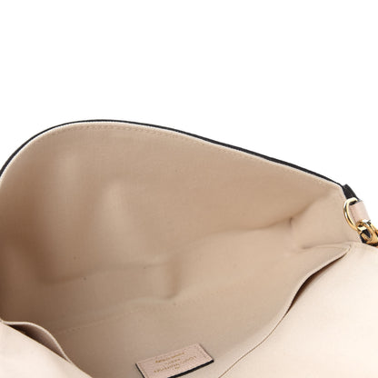 Louis Vuitton Empreinte Monogram Giant By The Pool Felicie Pochette Chain Wallet Cream Saffron 5 of 11