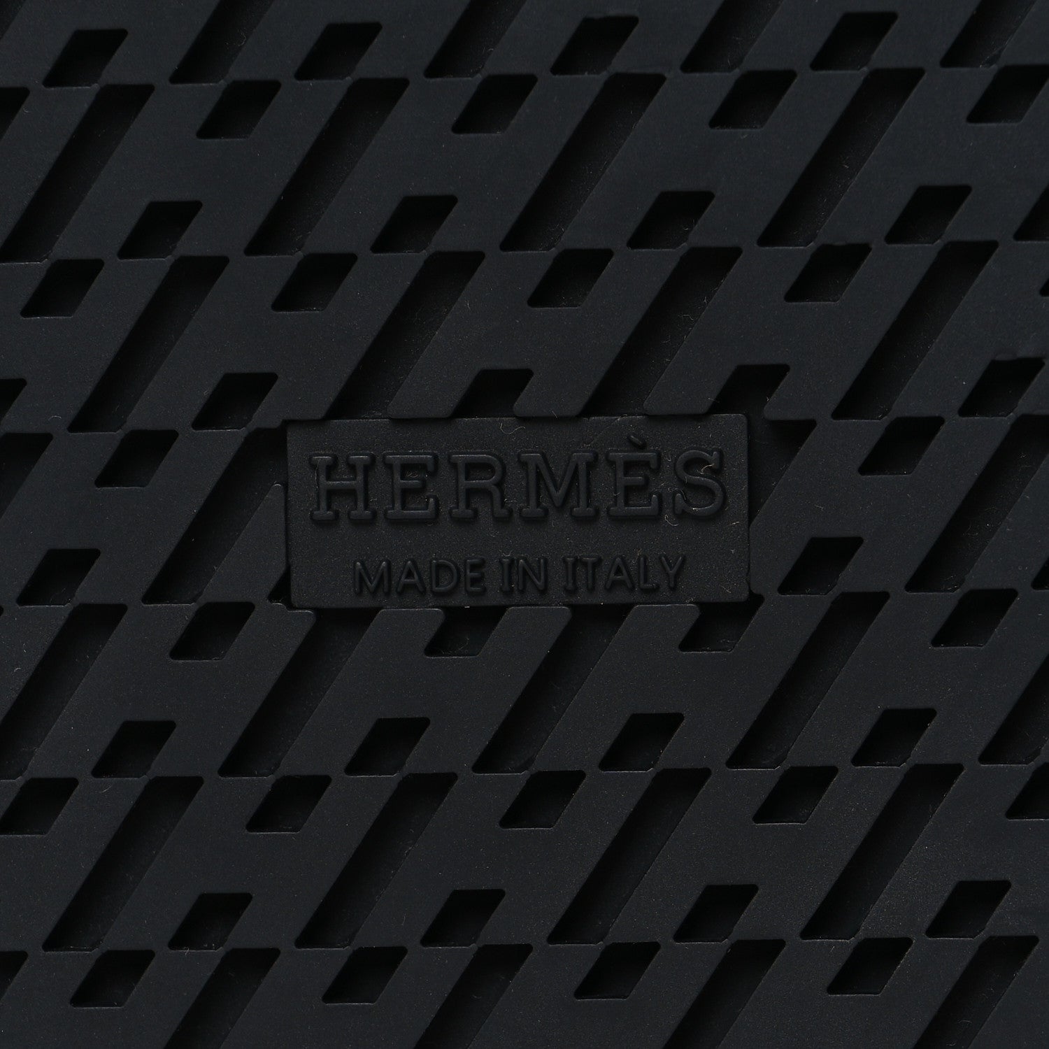 Hermes Calfskin Womens Chypre Sandals 37 Black 7 of 9