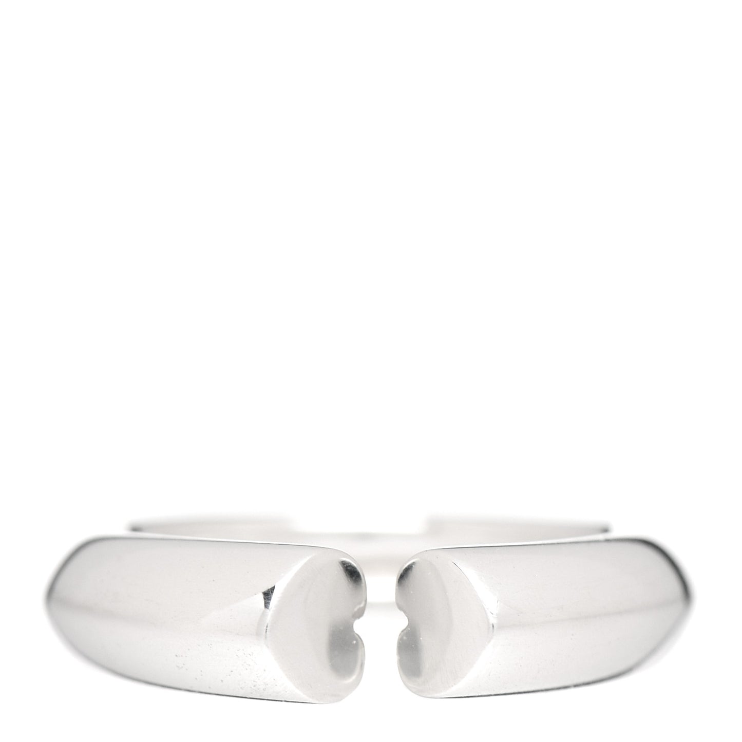 Sterling Silver Paloma Picasso Double Modern Heart Open Ring 53 6.5