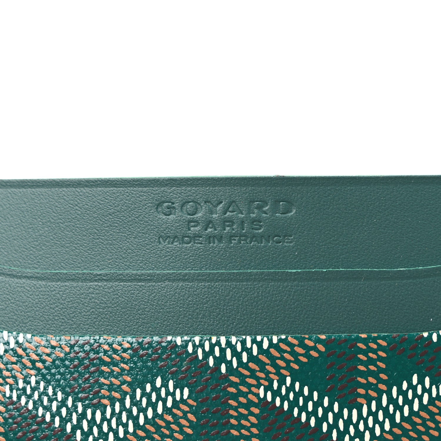 Goyard Goyardine Saint Sulpice Card Holder Green 6 of 7