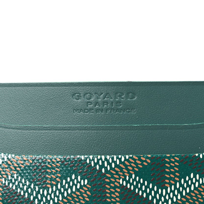 Goyard Goyardine Saint Sulpice Card Holder Green 6 of 7