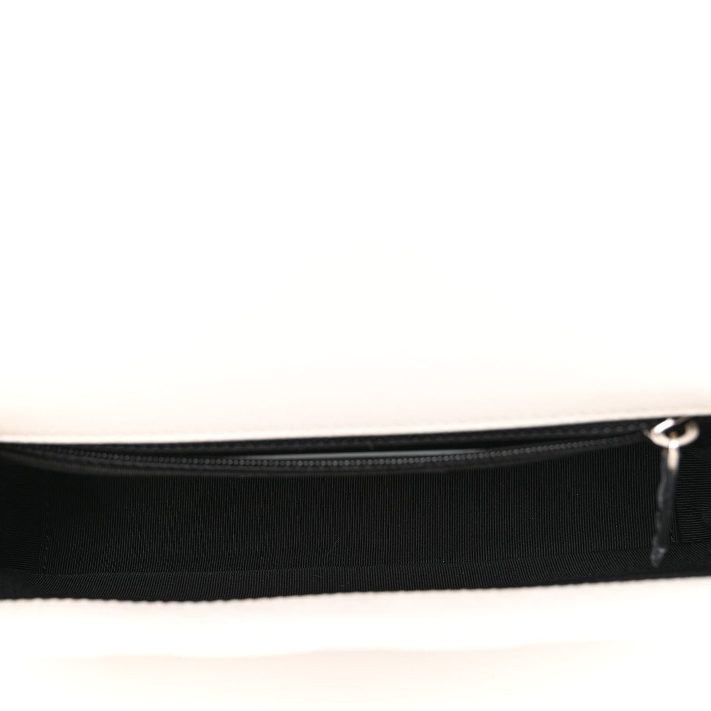 Caviar Quilted My Everything Small Flap White Black