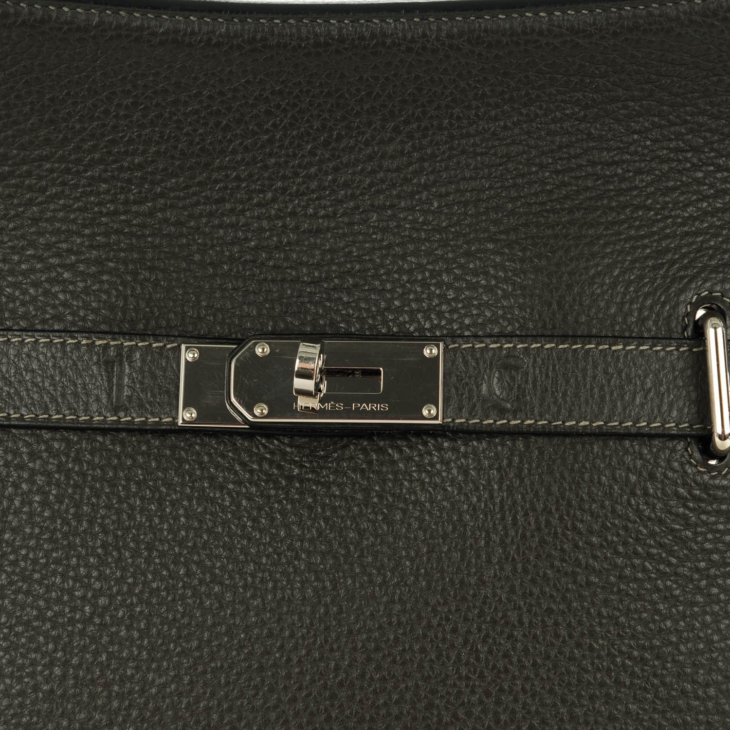Hermes Taurillon Clemence Jypsiere 37 Graphite 5 of 17