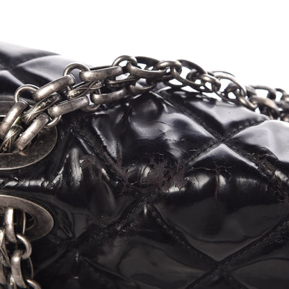 Chanel Vinyl Quilted XXL Reissue Flap Black 17 of 20