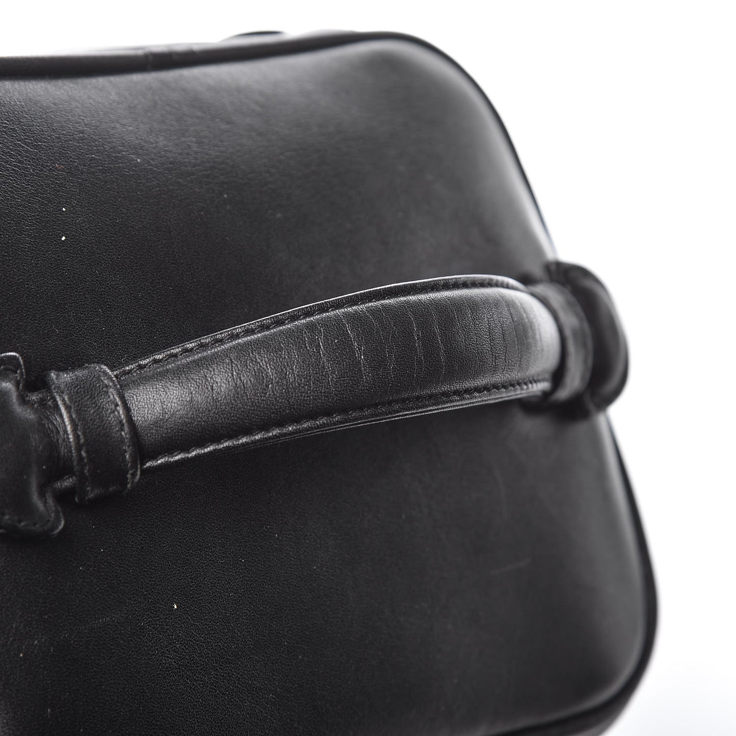 Lambskin Vanity Cosmetic Case Black