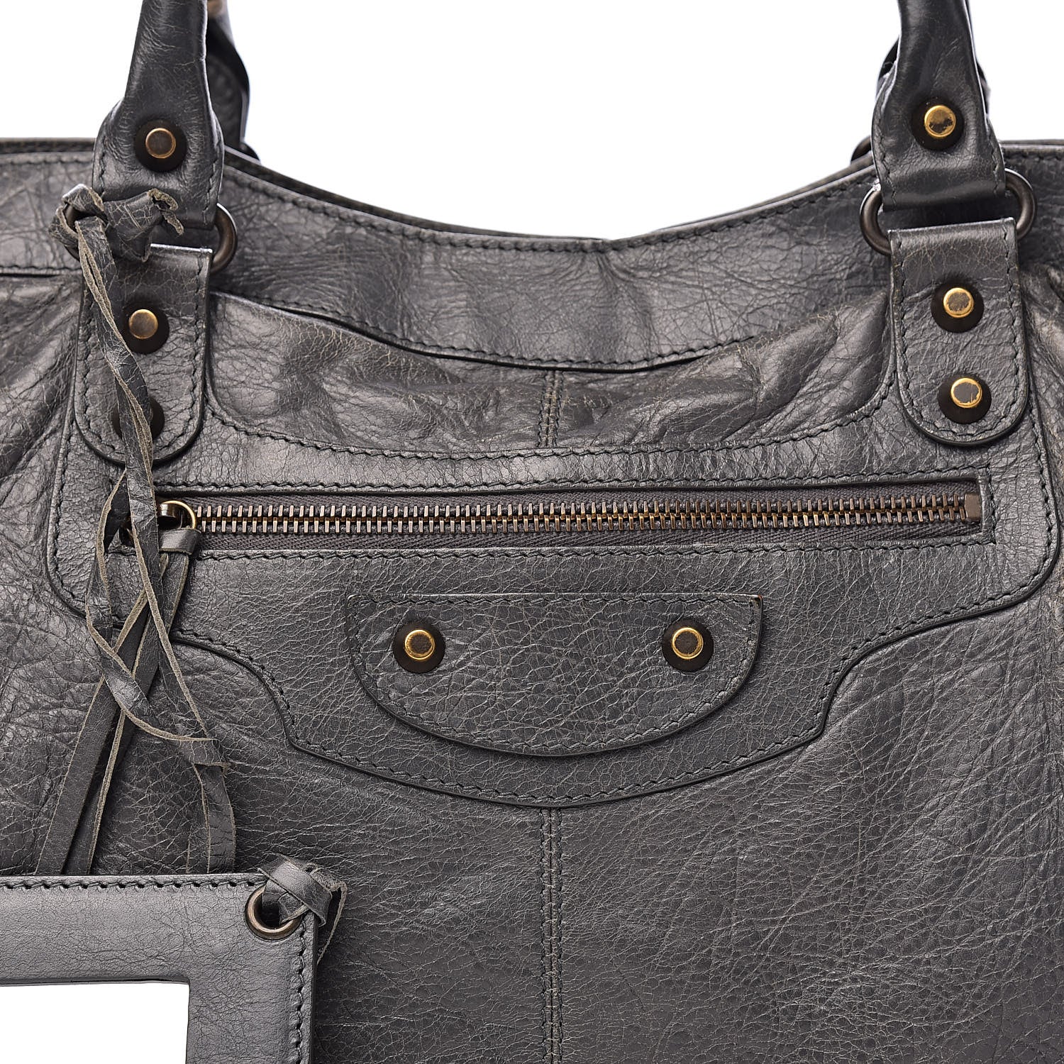 Balenciaga Agneau Classic Hardware Part Time Gris Tarmac 17 of 17