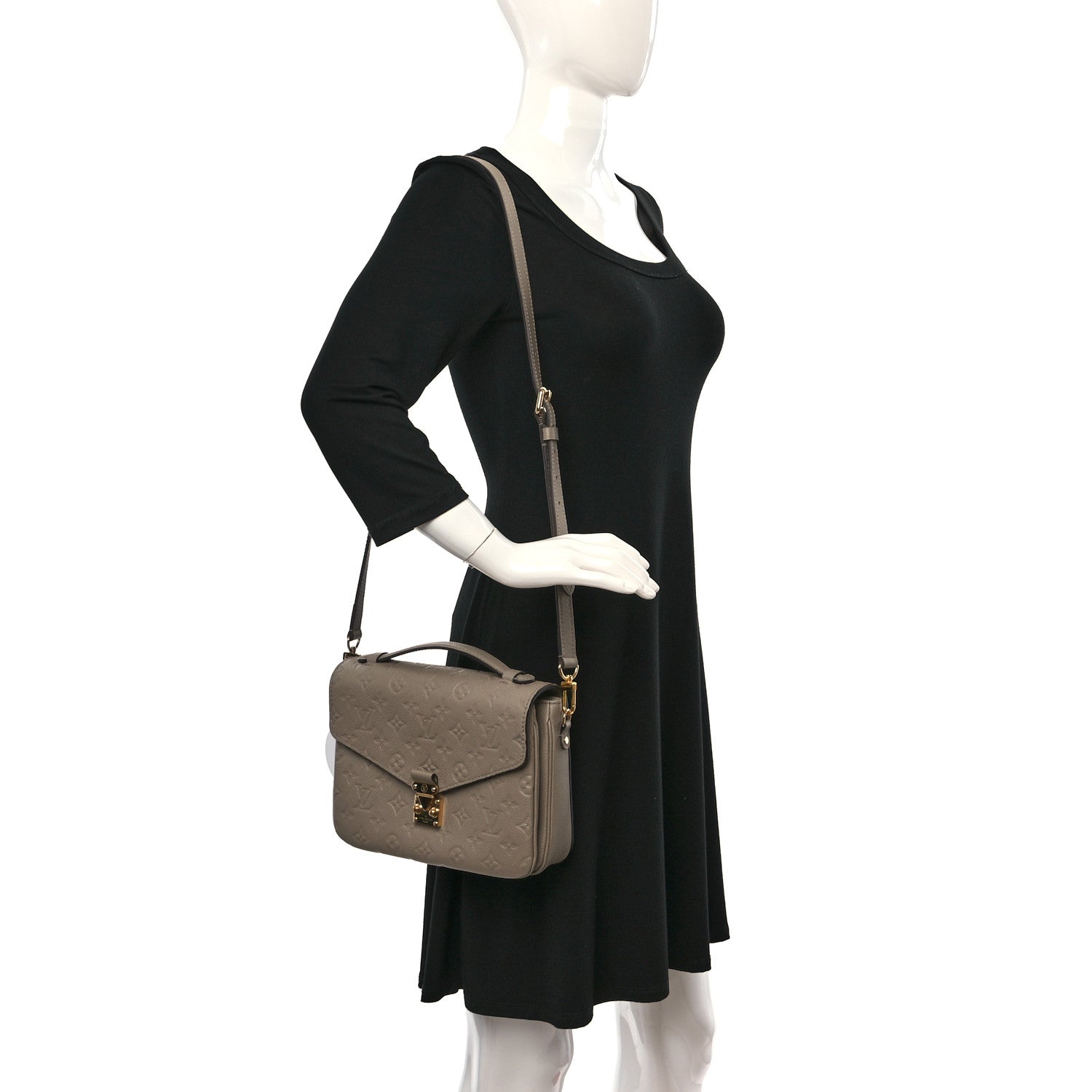 Louis Vuitton Empreinte Pochette Metis Tourterelle 2 of 8