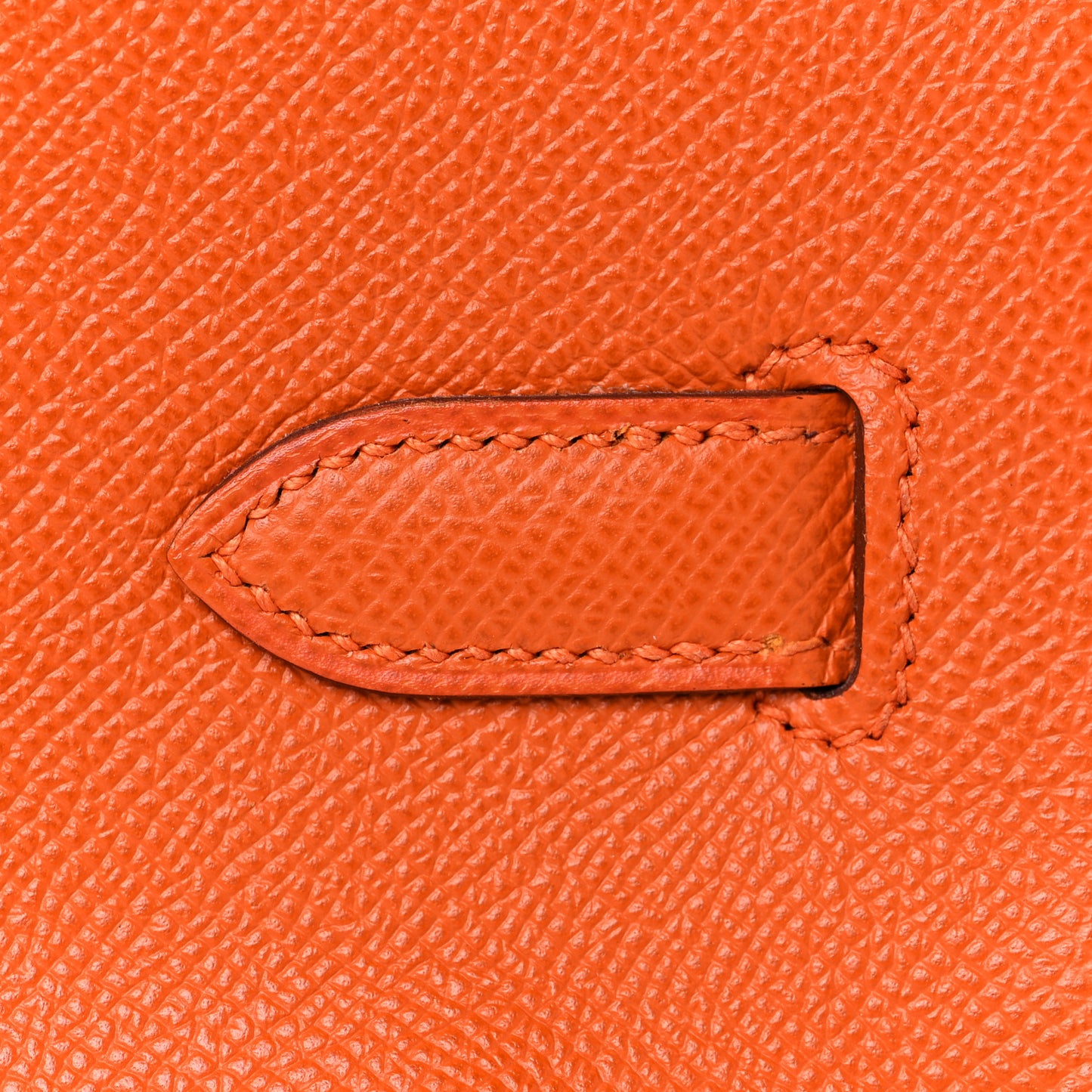 Epsom Birkin 35 Orange