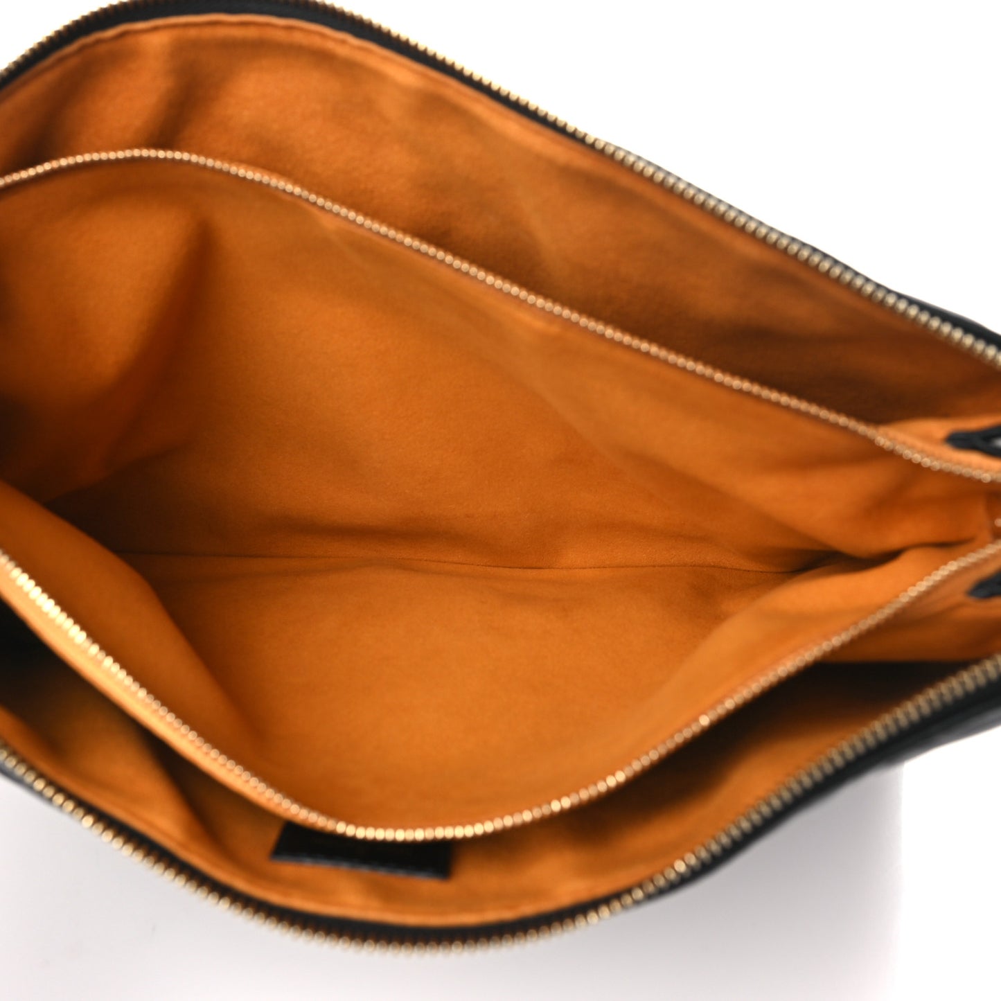 Lambskin Embossed Monogram Coussin MM Black