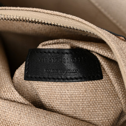 Saint Laurent Linen Calfskin Small Rive Gauche Tote Greggio Natural 7 of 13