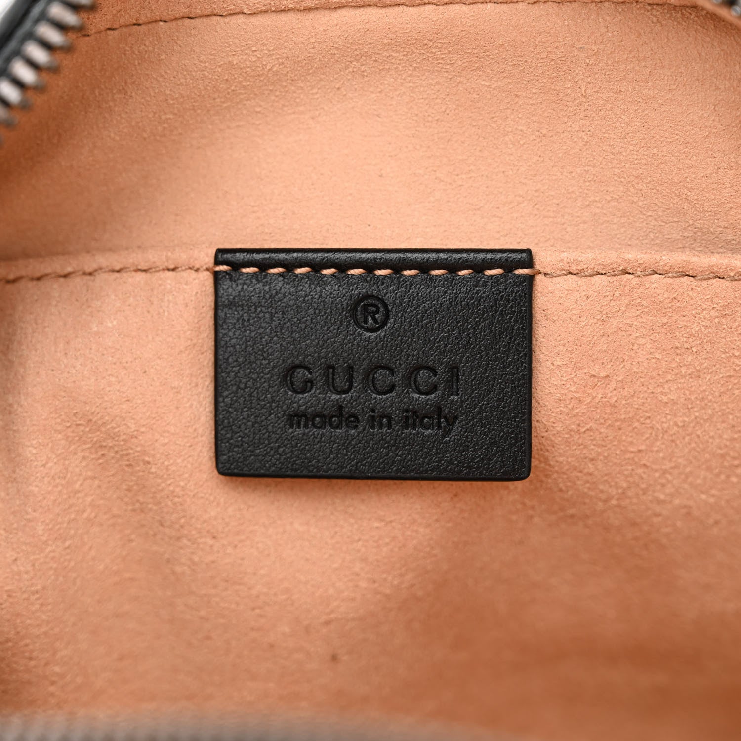 Gucci Calfskin Matelasse Small GG Marmont Chain Shoulder Bag Black 6 of 10