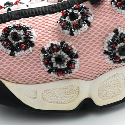 Christian Dior Technical Canvas Embellished Dior Fusion Sneakers 36 Pink Black 13 of 18