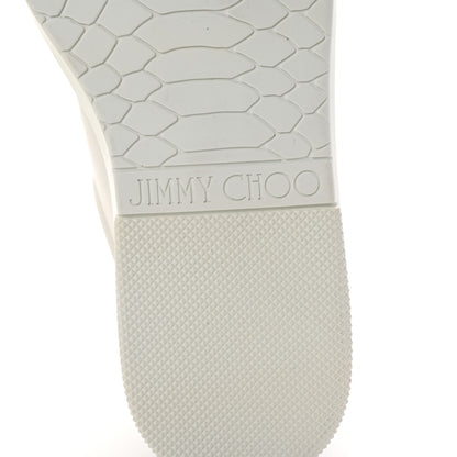 Jimmy Choo Smooth Calfskin Star Studded Cash Sneakers 40 Ultra White 7 of 10