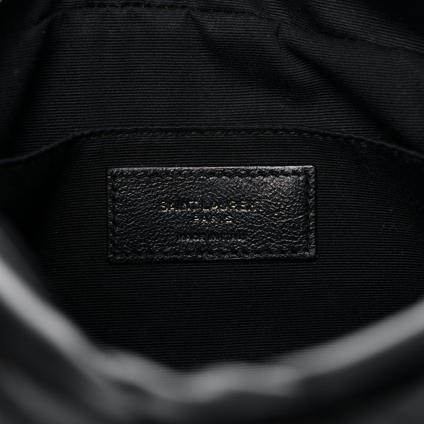 Calfskin Matelasse Monogram Lou Camera Bag Black