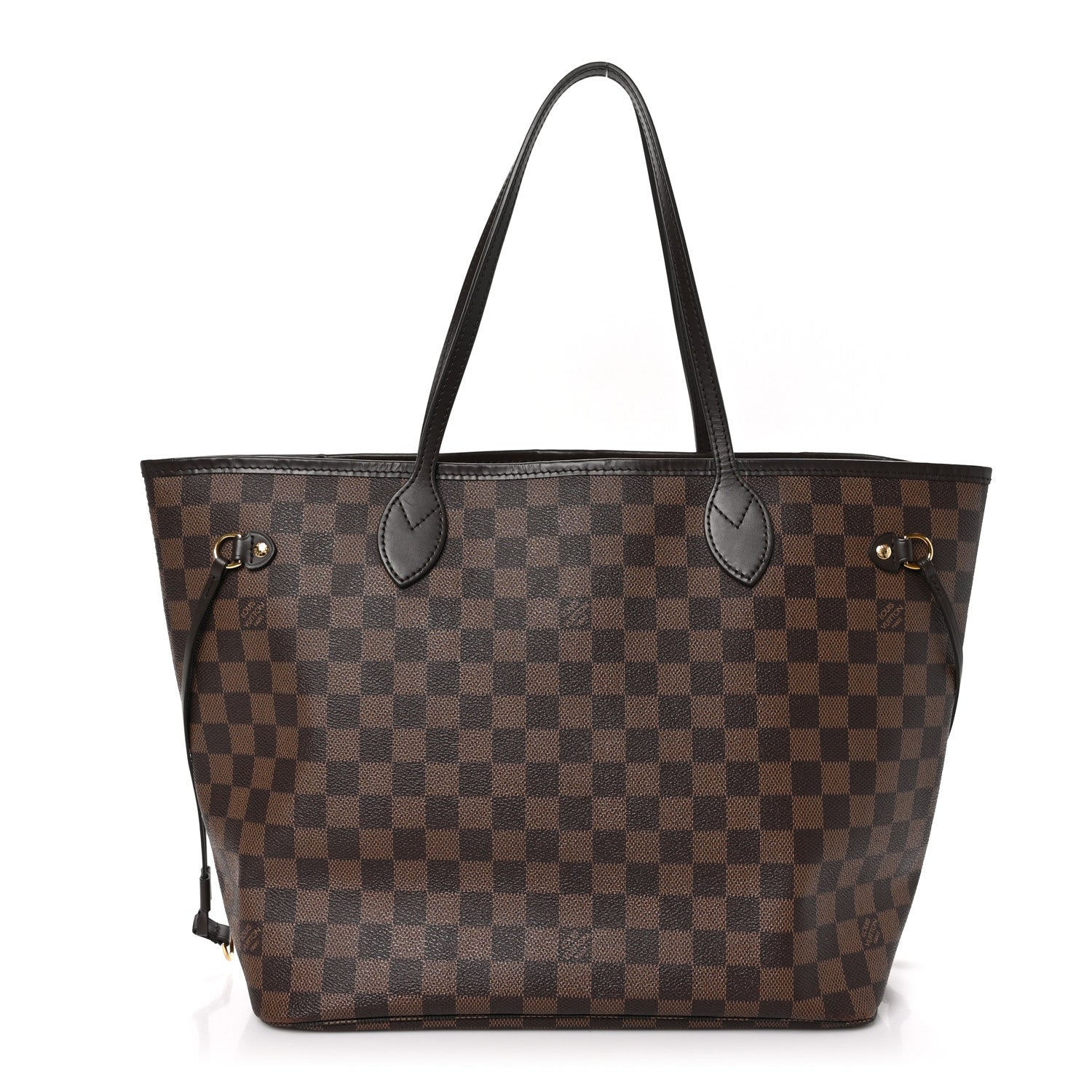 Louis Vuitton Damier Ebene Neo Neverfull MM Rose Ballerine 1 of 10