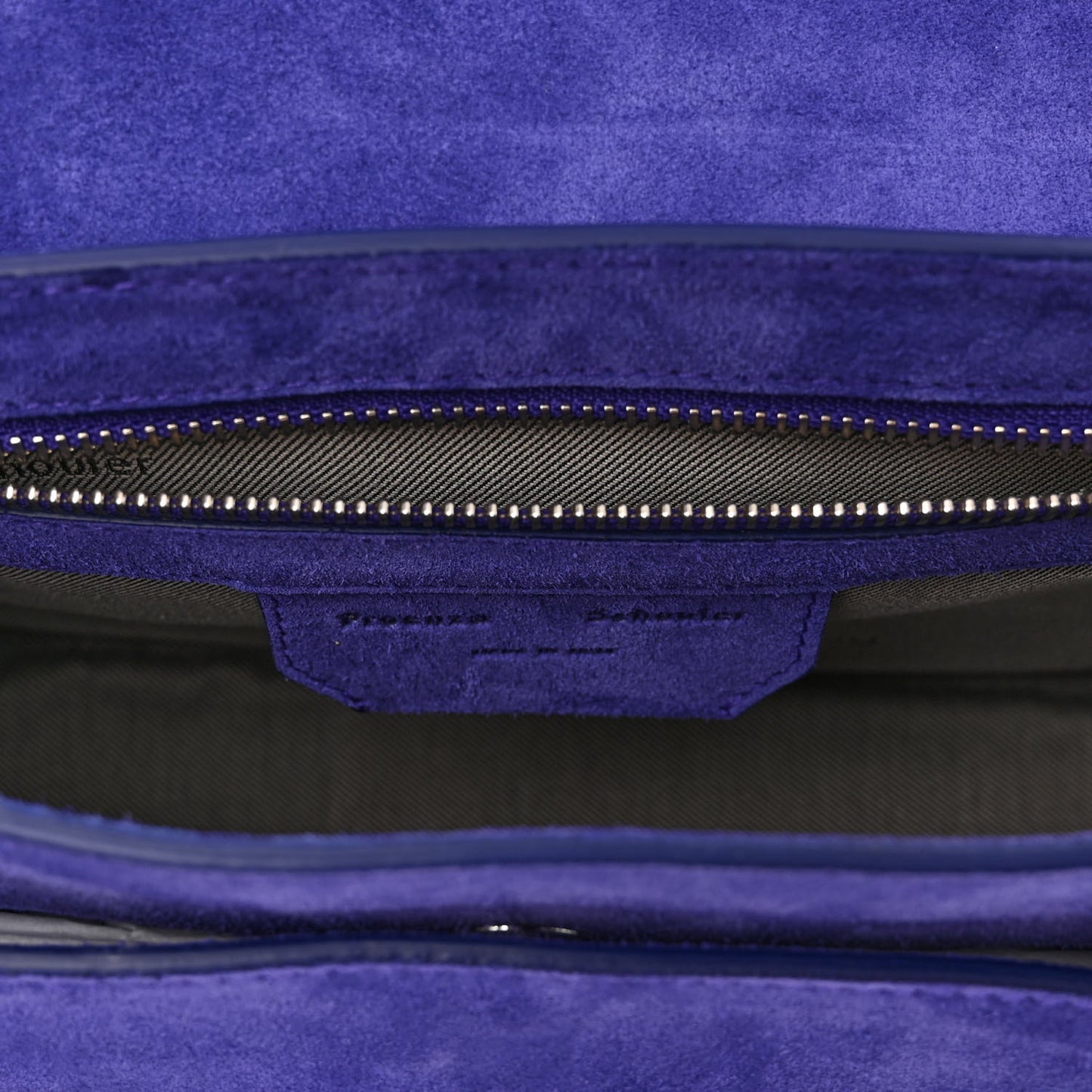 Suede Tiny PS1 Satchel Amethyst