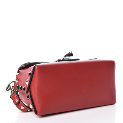 Valentino Garavani Vitello Mini Rockstud Crossbody Bag Rosso Valentino 4 of 9