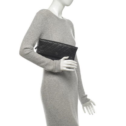 Chanel Caviar Quilted CC Beauty Clutch Black 2 of 7
