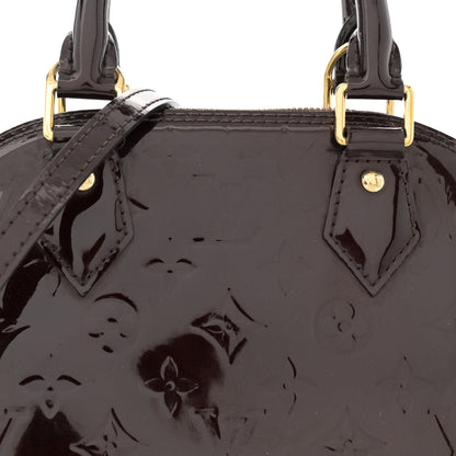 Louis Vuitton Vernis Alma BB Amarante 8 of 11