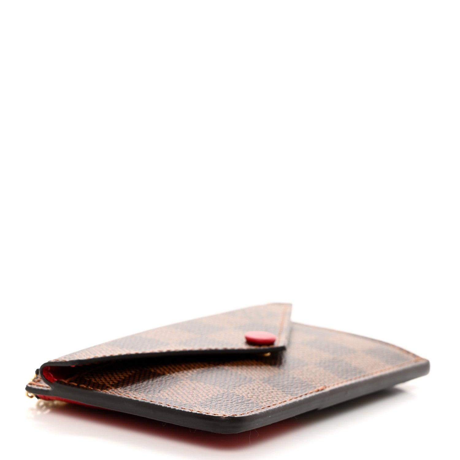 Louis Vuitton Damier Ebene Recto Verso Card Holder Red 4 of 6