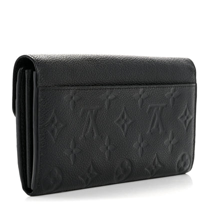 Louis Vuitton Empreinte Sarah Wallet NM Black 3 of 12