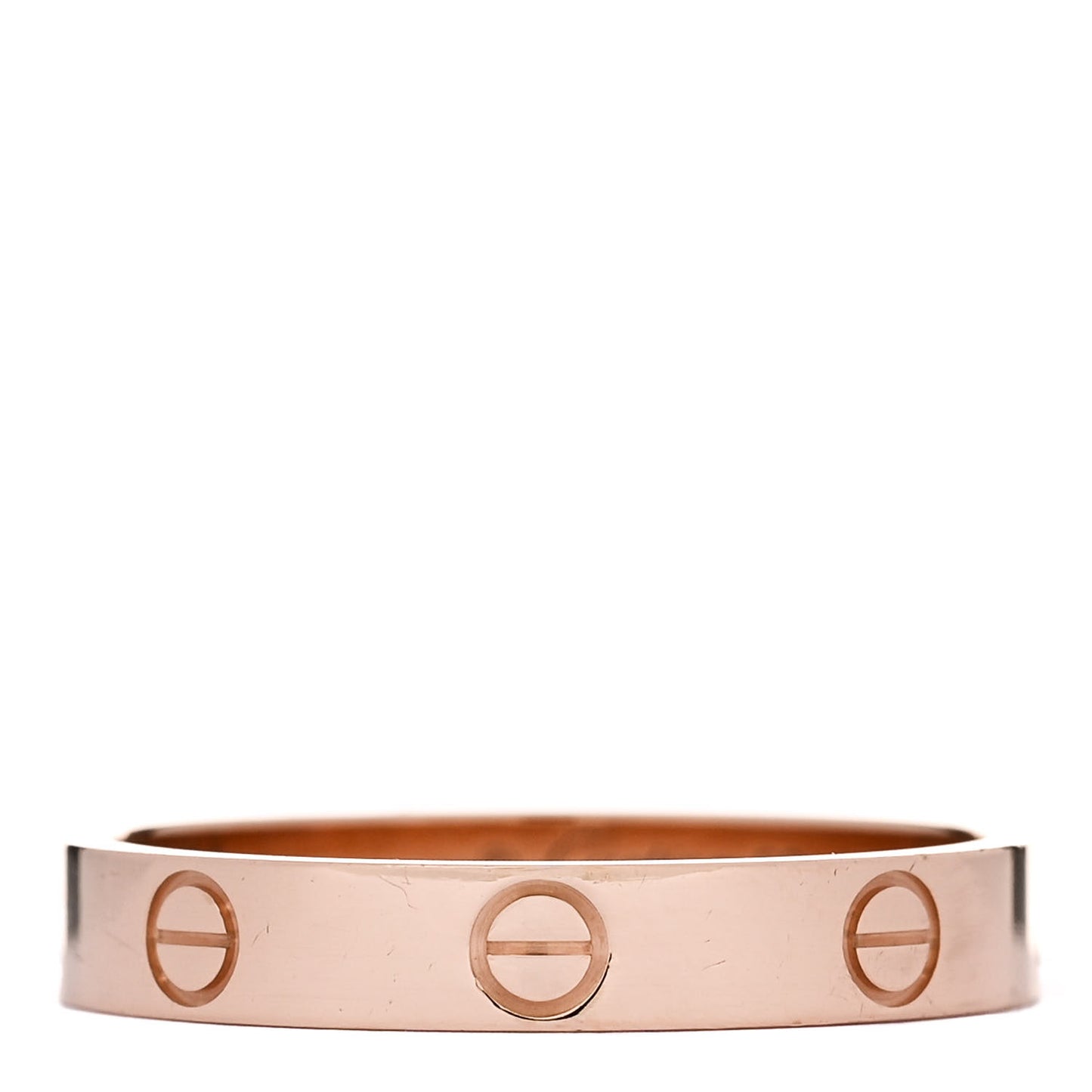 18K Pink Gold 3.5mm LOVE Wedding Band Ring 60 9.25