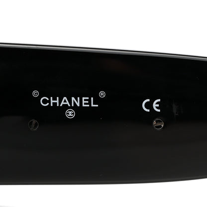 Chanel Acetate CC Logo Square Sunglasses 71472 Black 5 of 8