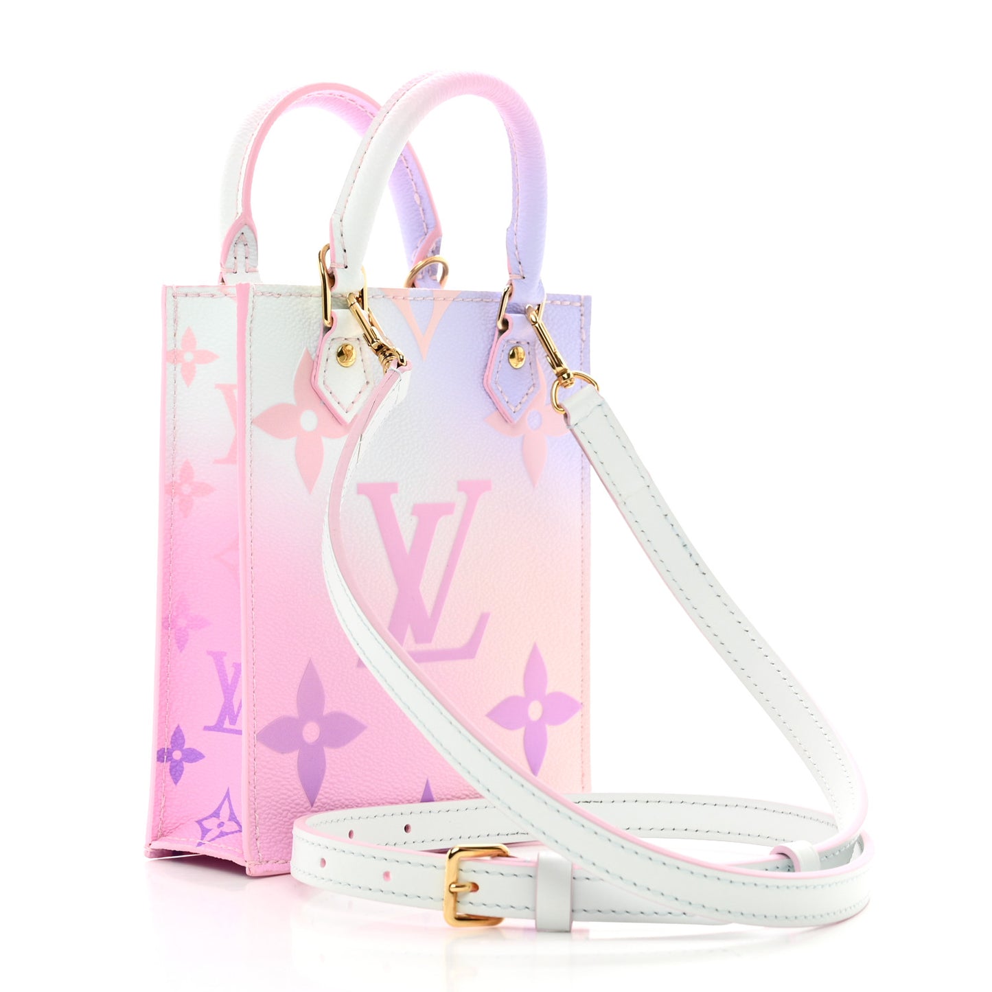 Monogram Giant Spring In The City Petit Sac Plat Sunrise Pastel
