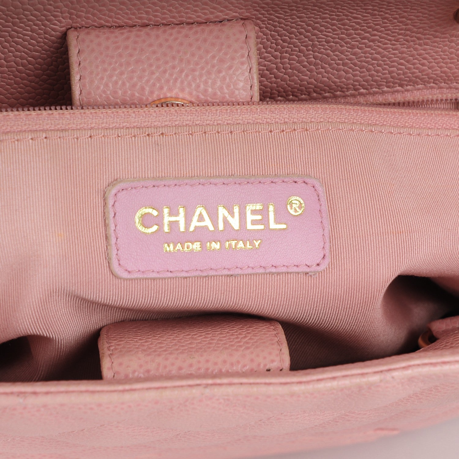 Chanel Caviar Quilted Petit Shopping Tote PST Pink 6 of 8