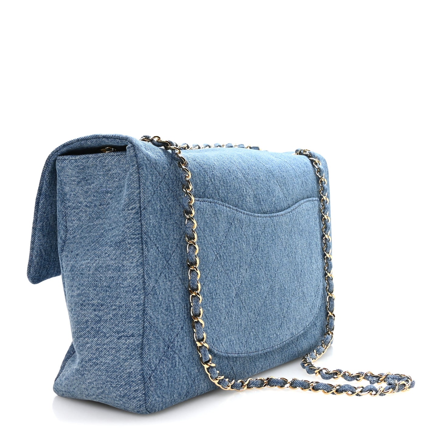Denim Souplissimo Maxi Flap Blue