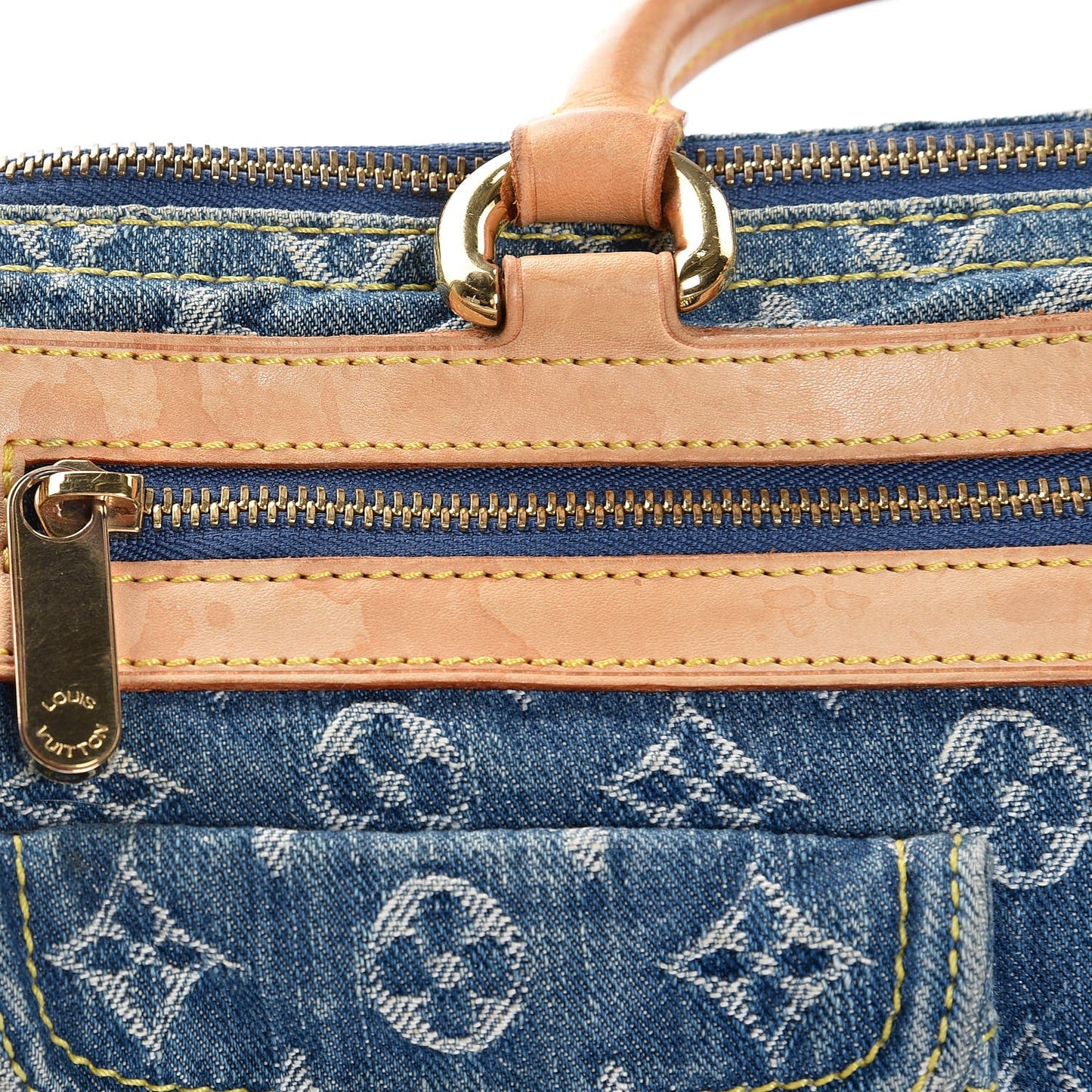 Monogram Denim Neo Speedy Blue