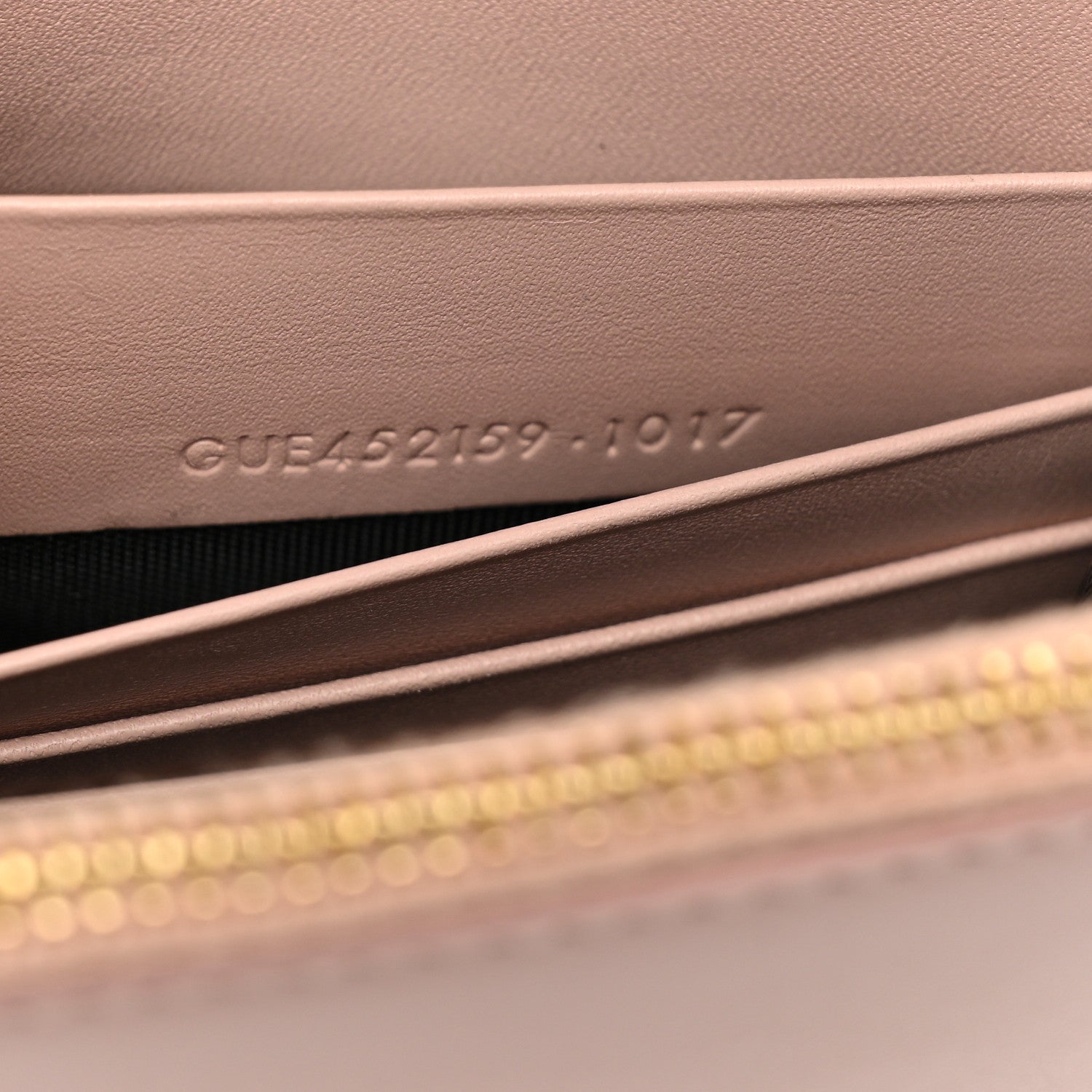 Saint Laurent Smooth Calfskin Classic Monogram Kate Tassel Chain Wallet Pale Pink 7 of 19