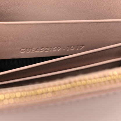 Saint Laurent Smooth Calfskin Classic Monogram Kate Tassel Chain Wallet Pale Pink 7 of 19