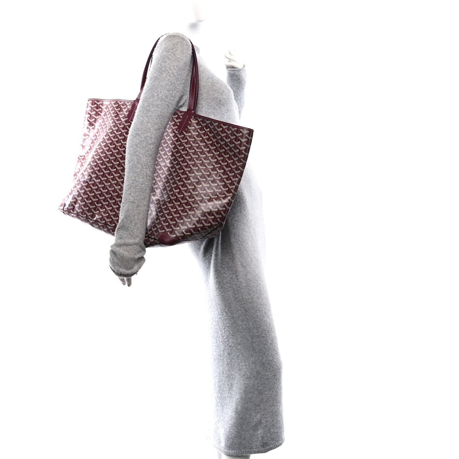 Goyard Goyardine Artois GM Burgundy 2 of 11