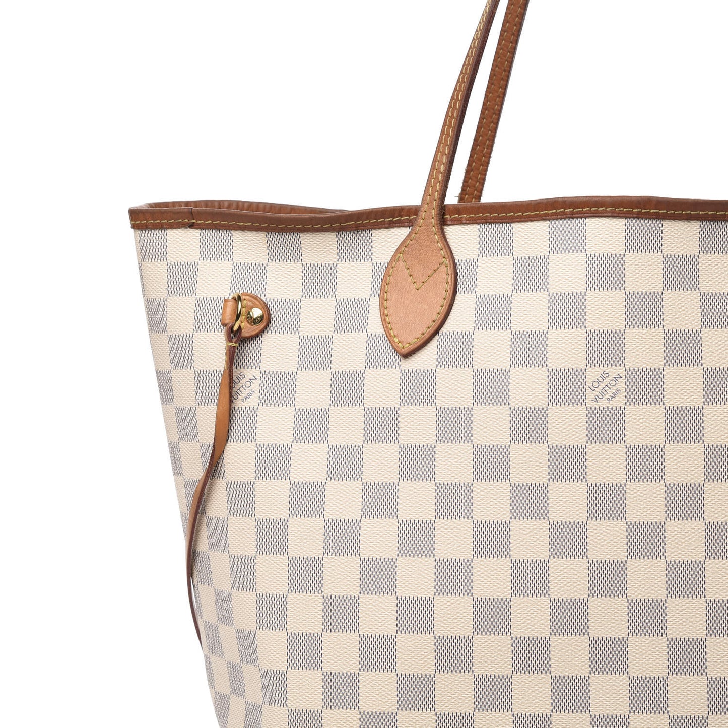 Damier Azur Neo Neverfull MM Rose Ballerine