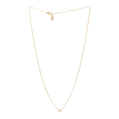 Cartier 18K Yellow Gold Diamond XS D'Amour Pendant Necklace 3 of 5
