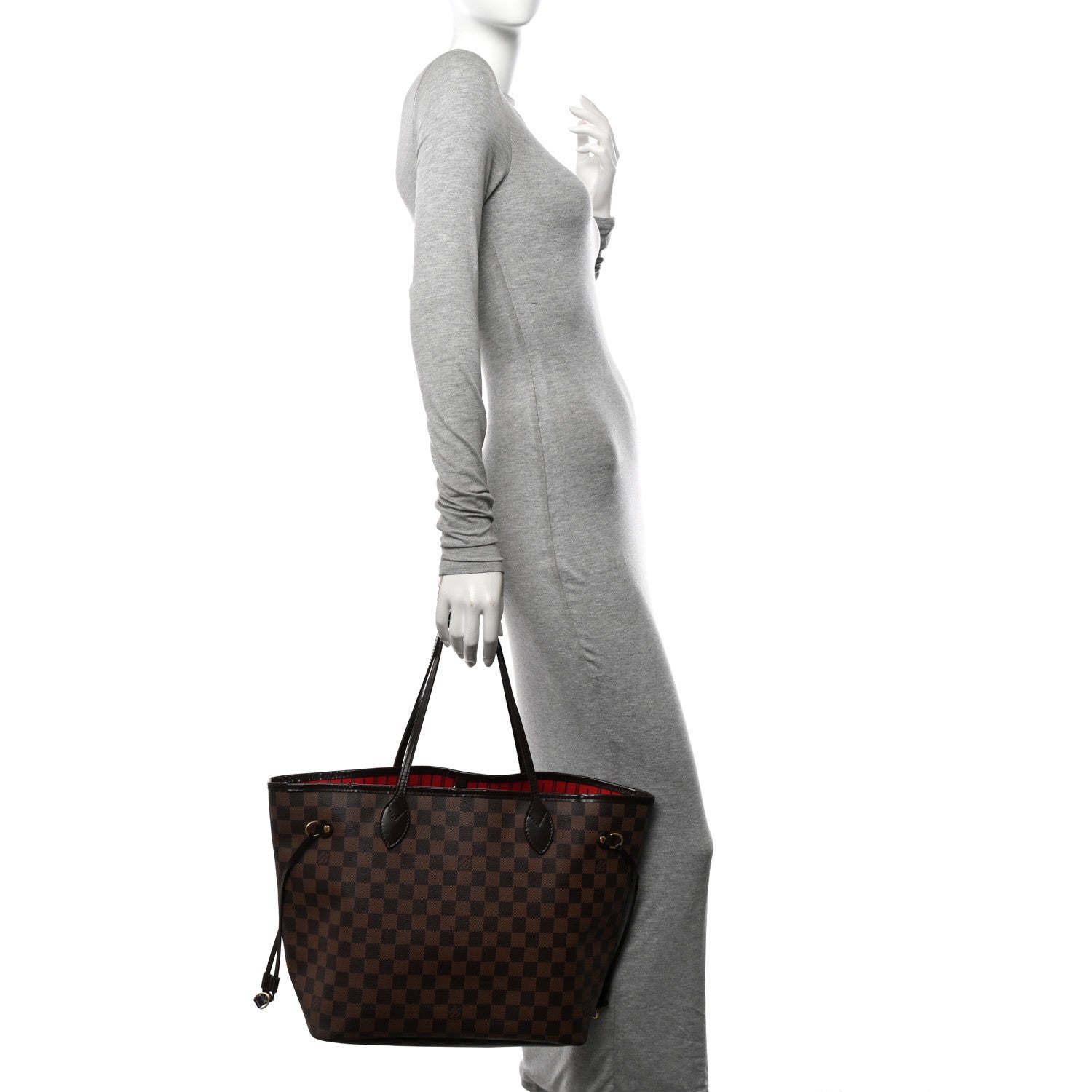 Louis Vuitton Damier Ebene Neverfull MM 2 of 12