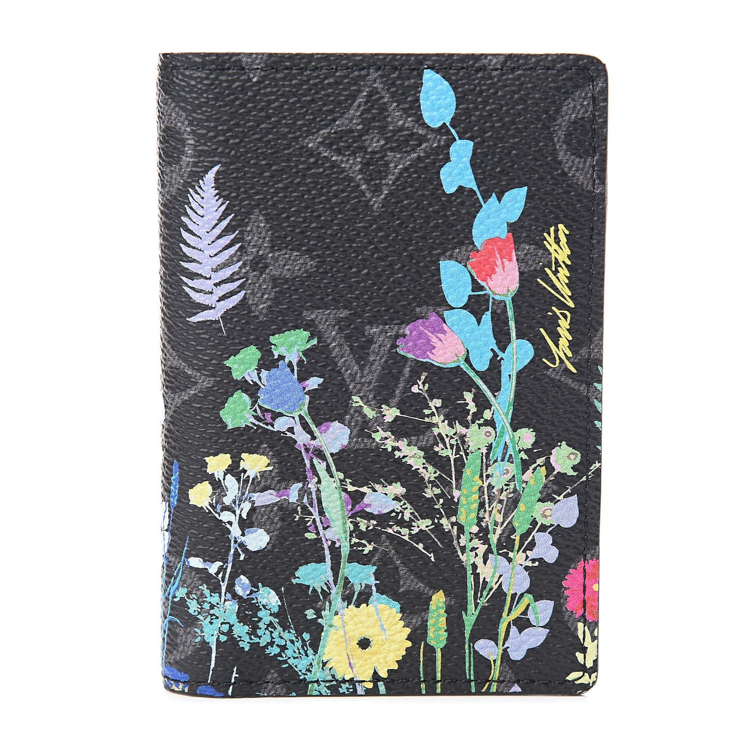 Monogram Eclipse Flower Print Pocket Organizer NM