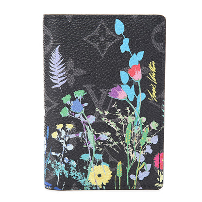 Louis Vuitton Monogram Eclipse Flower Print Pocket Organizer NM 1 of 8