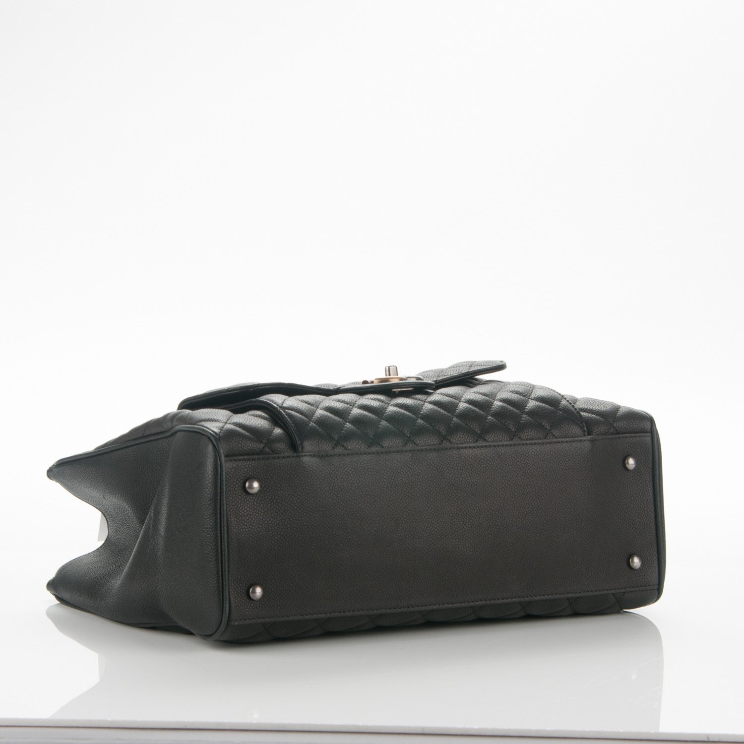 Chanel Caviar Quilted Large Casual Pocket Tote Black 4 of 7