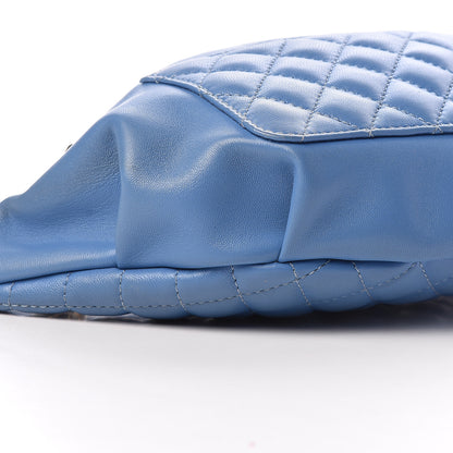 Chanel Lambskin Quilted Bi Waist Bag Fanny Pack Blue 8 of 11