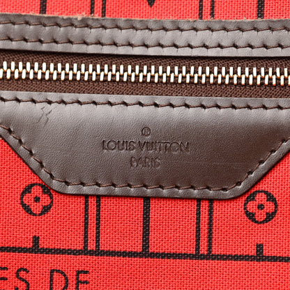 Louis Vuitton Damier Ebene Neverfull MM 6 of 19
