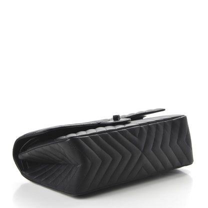 Chanel Sheepskin Chevron Quilted 2.55 Reissue 226 Flap So Black 3 of 10
