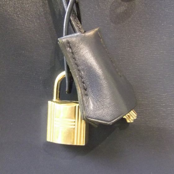 Hermes Swift Leather Birkin 30 Navy 11 of 12