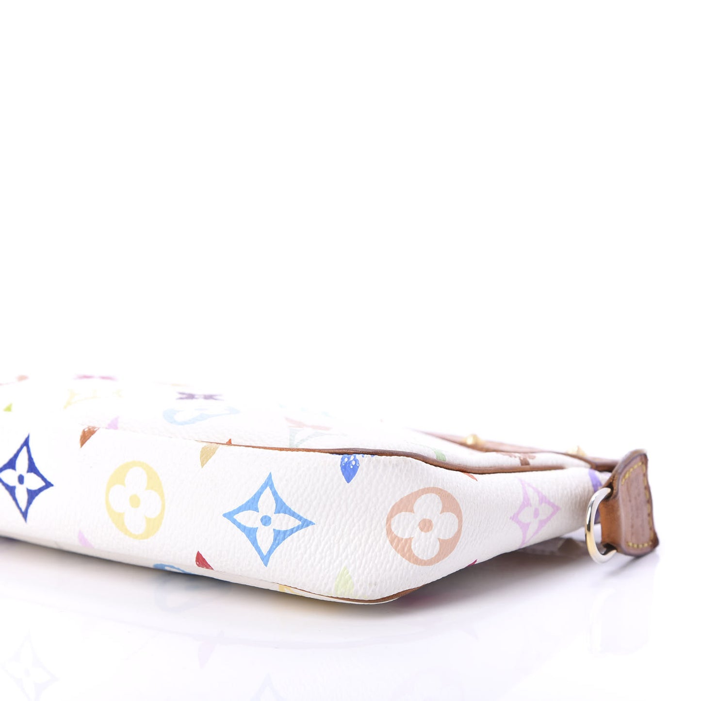 Monogram Multicolor Pochette Accessories White