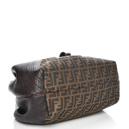 Fendi Zucca Nappa Nuvolata Vitello Tortuga Spy Tobacco Moro 4 of 6